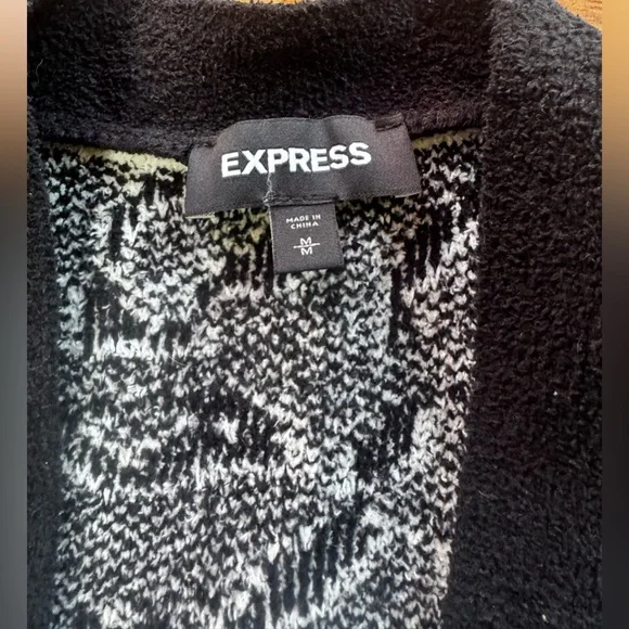 Express Animal Cardigan Sweater Size M - Picture 3 of 5